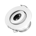 Mini holofotes de acabamento impermeável LED para baixo downlight